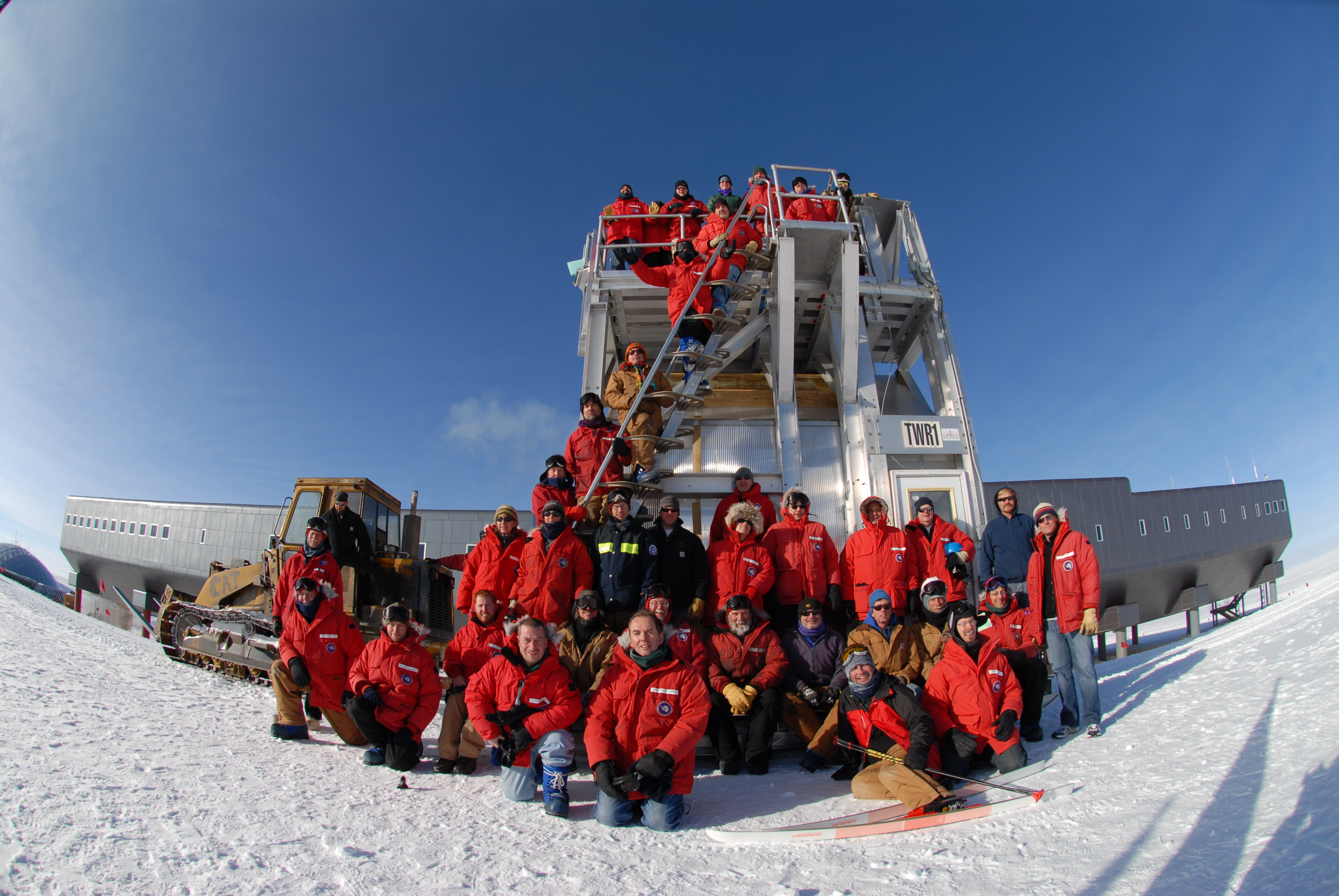 IceCube South Pole team for the 2007-2008 season